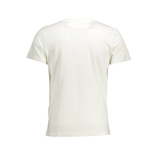 Camiseta blanca de algodón para hombre