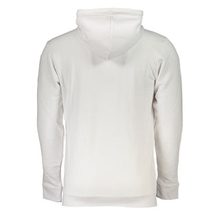 Weißer Baumwollpullover für Herren