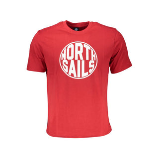 Rosso Baumwoll-T-Shirt für Herren