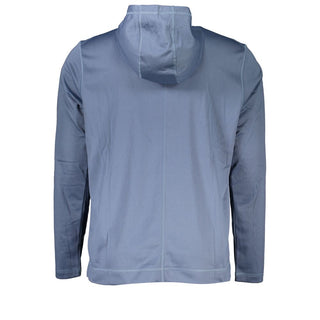 Blauer Polyester-Kapuzenpullover für Herren