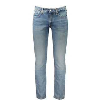 Blaue Baumwoll-Herren-Slim-Jeans