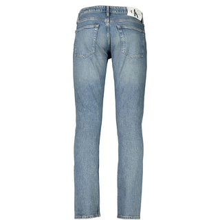 Blaue Baumwoll-Herren-Slim-Jeans