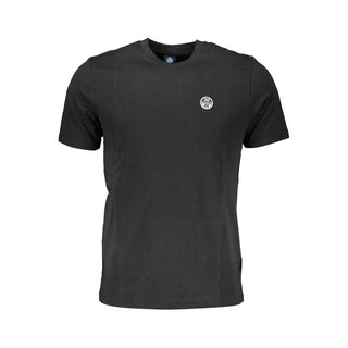 Herren-T-Shirt aus schwarzer Baumwolle