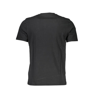 Herren-T-Shirt aus schwarzer Baumwolle