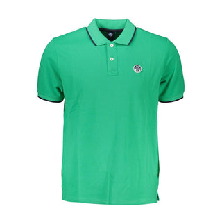 Verde Baumwoll-Polohemd für Herren