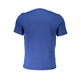 Camiseta para hombre de algodón azul