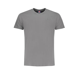 Brown Cotton Men T-Shirt