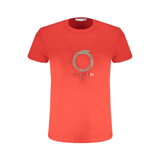 Camiseta de algodón roja para hombre