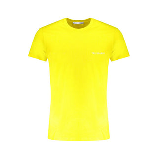 Camiseta para hombre de algodón amarilla