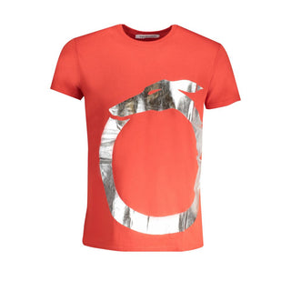 Rosso Baumwoll-Herren-T-Shirt