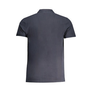 Polo de algodón azul para hombre