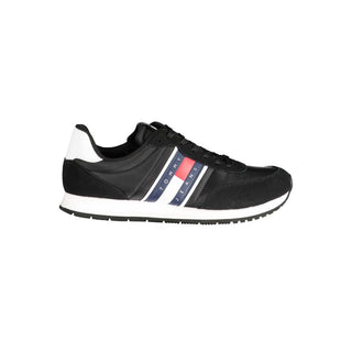 Nero Polyester Men Sneaker