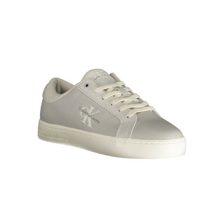Grigio Polyurethan Herren-Sneaker