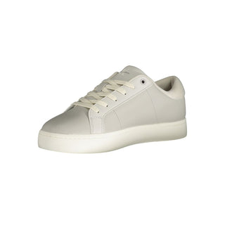 Grigio Polyurethan Herren-Sneaker