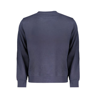 Sudadera azul de algodón para hombre