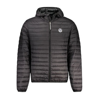 Chaqueta negra de poliamida para hombre