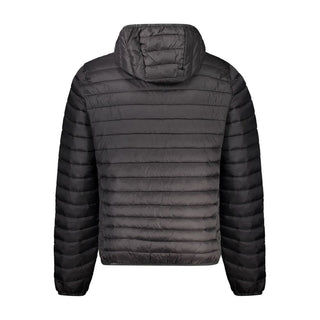 Chaqueta negra de poliamida para hombre