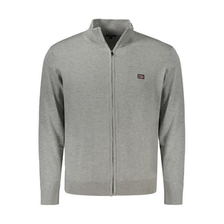 Blu Poliammide Uomo Cardigan