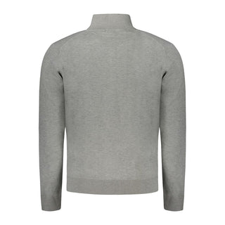Blu Poliammide Uomo Cardigan