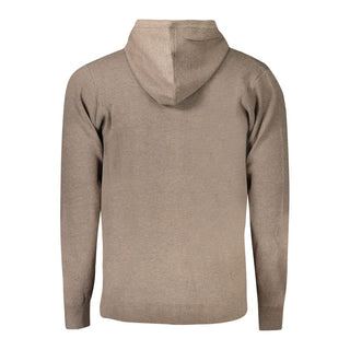 Marrone Poliammide Men's Cardigan