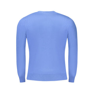 Suéter para hombre de viscosa azul