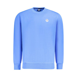 Sudadera azul de algodón para hombre