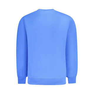 Sudadera azul de algodón para hombre