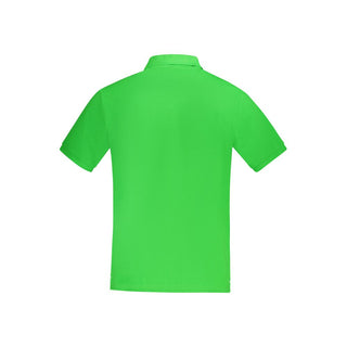 Polo verde de algodón para hombre