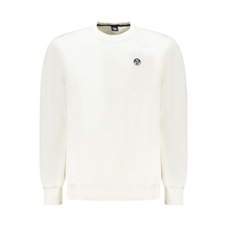 Weißes Herren-Sweatshirt aus Baumwolle
