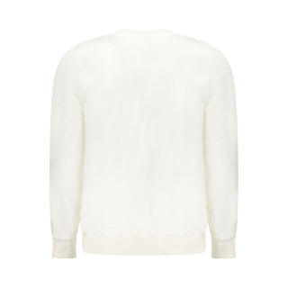 Weißes Herren-Sweatshirt aus Baumwolle