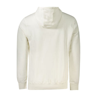 Weißes Kapuzen-Sweatshirt für Herren aus Baumwolle