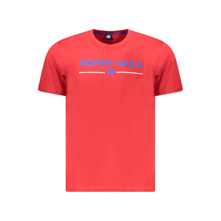 Red Cotton Men T-Shirt
