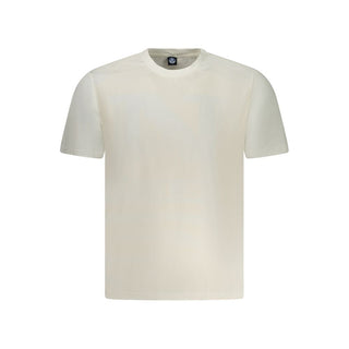 Camiseta blanca de algodón para hombre