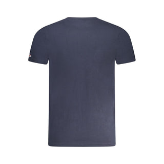 Blaues Baumwoll-T-Shirt