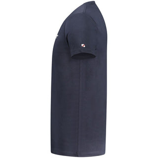 Blaues Baumwoll-T-Shirt