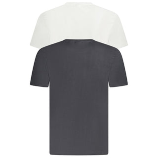 Camiseta negra de algodón orgánico para hombre