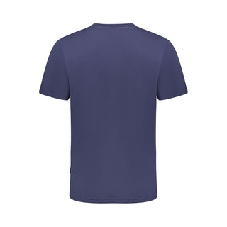 Blu Cotton Uomo T-Shirt