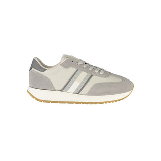 Grigio Polyurethan Herren-Sneaker