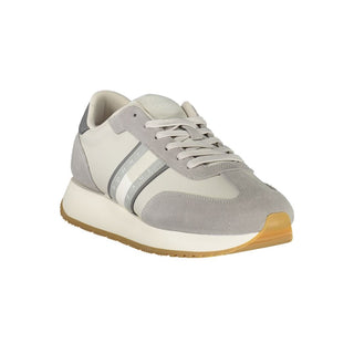 Grigio Polyurethan Herren-Sneaker