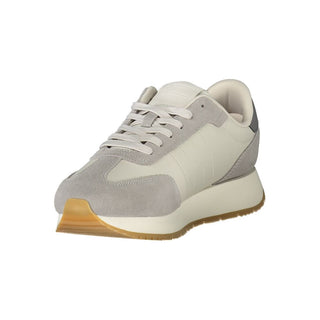 Grigio Polyurethan Herren-Sneaker