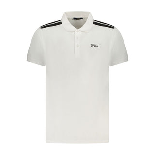 White Cotton Mens Polo Shirt
