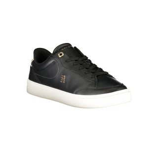 Zapatillas para mujer de poliuretano negro