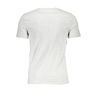 Camiseta gris de algodón para hombre