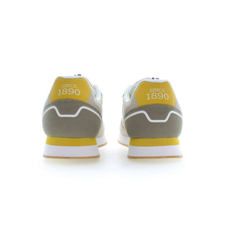Zapatilla para hombre de poliéster beige