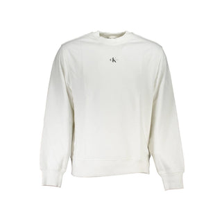 White Cotton Men's Sweatshirt