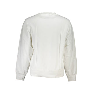 White Cotton Men's Sweatshirt