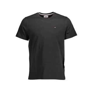 Camiseta para hombre de algodón orgánico negro