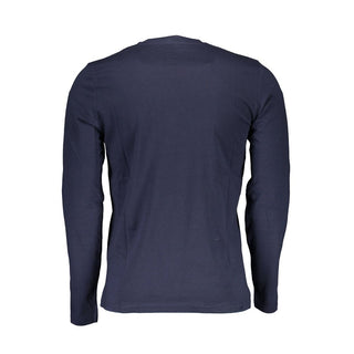 Blu Cotton Men T-Shirt