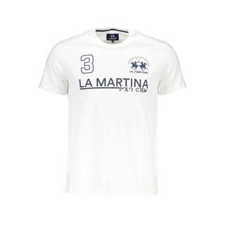 White Cotton Men's T-Shirt