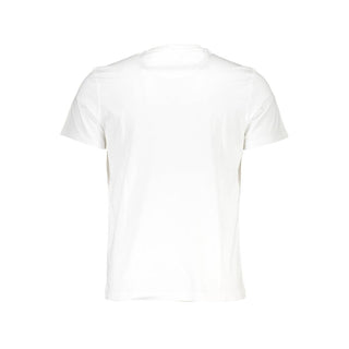 White Cotton Men's T-Shirt